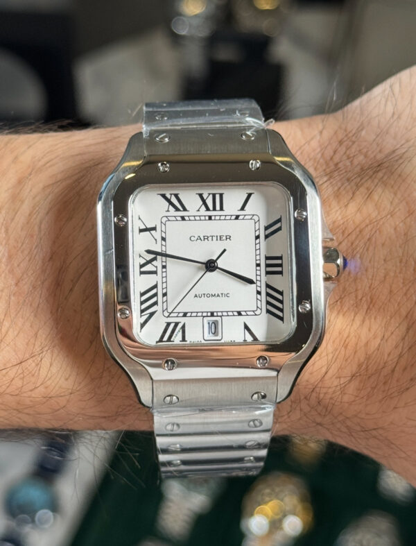 CARTIER SANTOS 40 MMFONDO BLANCO