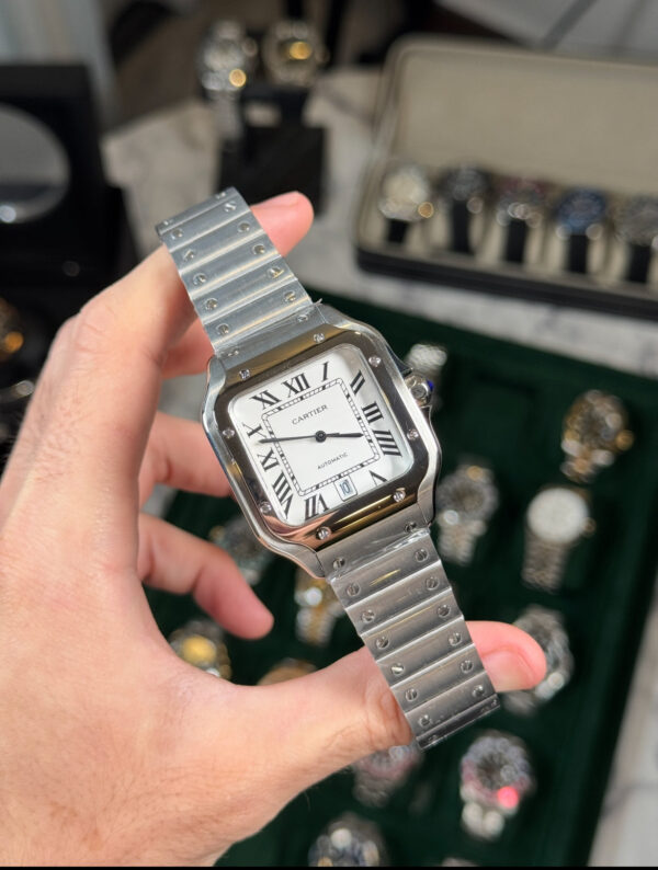 CARTIER SANTOS 40 MMFONDO BLANCO