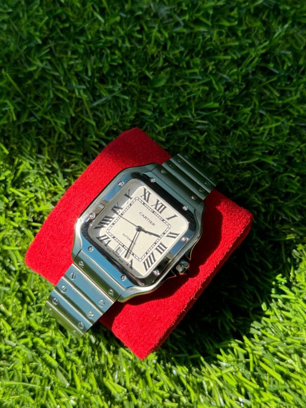 CARTIER SANTOS 40 MMFONDO BLANCO