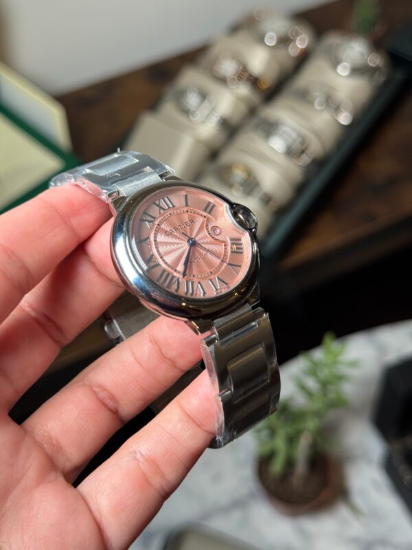 CARTIER BALLON BLEU 36MM - FONDO ROSA