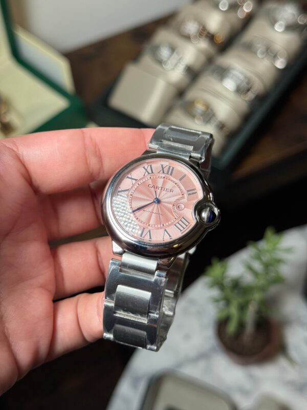 CARTIER BALLON BLEU 36MM - FONDO ROSA