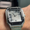 CARTIER SANTOS SUIZO - FONDO NEGRO