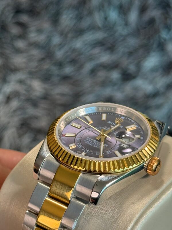 ROLEX SKY-DWELLER - BICOLOR FONDO AZUL