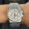 AUDEMARS PIGUET ROYAL OAK CRONÓGRAFO SUIZO - FONDO BLANCO
