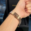 AUDEMARS PIGUET ROYAL OAK SUIZO - ROSE GOLD FONDO AZUL
