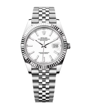 DATEJUST 41MM SUIZO FONDO BLANCO