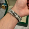 ROLEX DAY- DATE DIAMANTES PLATEADO