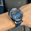 MONTBLANC TOURBILLON CYLINDRIQUE GEOSPHERES VASCO DA GAMA BLUE DIAL