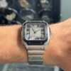 CARTIER SANTOS SUIZO - FONDO NEGRO