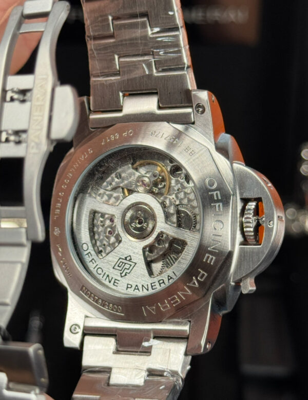 PANERAI LUMINOR MARINA ESTEEL - PLATA FONDO GRIS