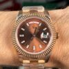 ROLEX DAY DATE ROSEGOLD - FONDO CAFÉ