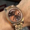 ROLEX DAY DATE ROSEGOLD - FONDO CAFÉ