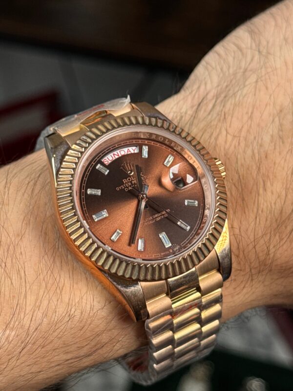 ROLEX DAY DATE ROSEGOLD - FONDO CAFÉ