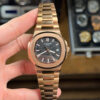 PATEK PHILIPPE NAUTILUS ROSE GOLD - FONDO NEGRO