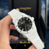 AUDEMARS PIGUET ROYAL OAK SUIZO - BLANCO FONDO NEGRO
