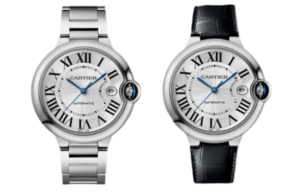 CARTIER BALLON BLEU SUIZO DOBLE EXTENSIBLE - FONDO BLANCO