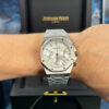 AUDEMARS PIGUET ROYAL OAK CRONÓGRAFO SUIZO - FONDO BLANCO
