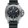 PANERAI SUBMERSIBLE - PLATEADO FONDO NEGRO