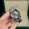 ROLEX DATEJUST DAMA 36MM SUIZO DIAMANTES PLATEADO