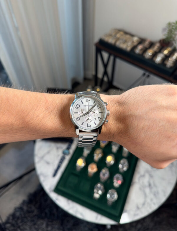 MONTBLANC CRONÓMETRO - PLATEADO
