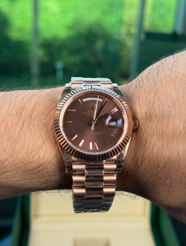 B9A486A2-335A-47AA-B5AC-BD42DD8057D2.jpg ROLEX DAY-DATE SUIZO - CAFÉ