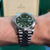 ROLEX DATEJUST 40MM SUIZO - FONDO VERDE
