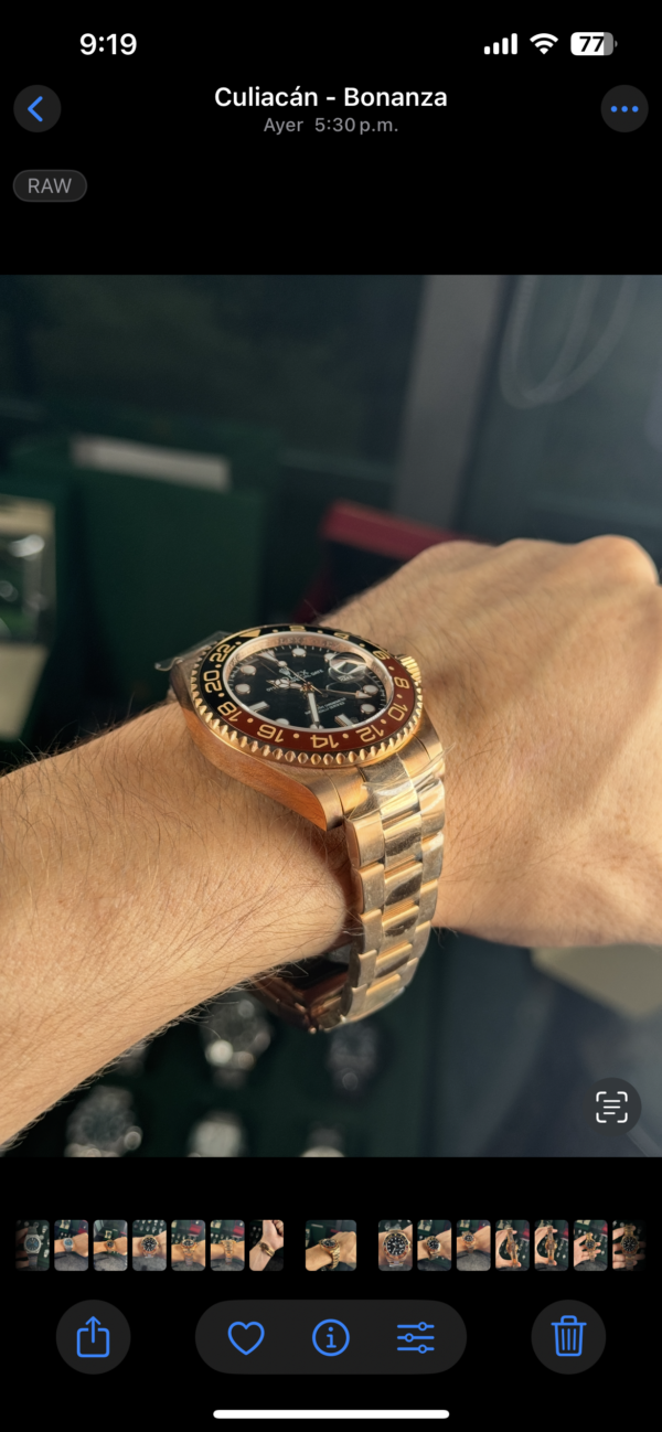 ROLEX GMT - MASTER II ROSE GOLD