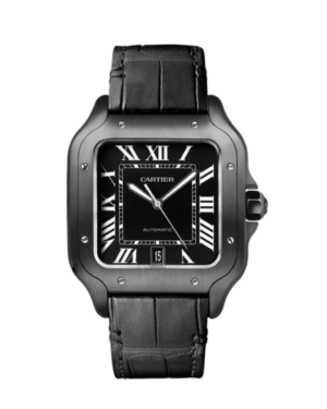 CARTIER SANTOS NEGRO PIEL