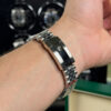 DAY-DATE SUIZO - ACERO FONDO BLANCO