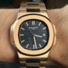 PATEK PHILIPPE NAUTILUS ROSE GOLD - FONDO NEGRO