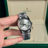 ROLEX DATEJUST DAMA 36MM SUIZO DIAMANTES PLATEADO