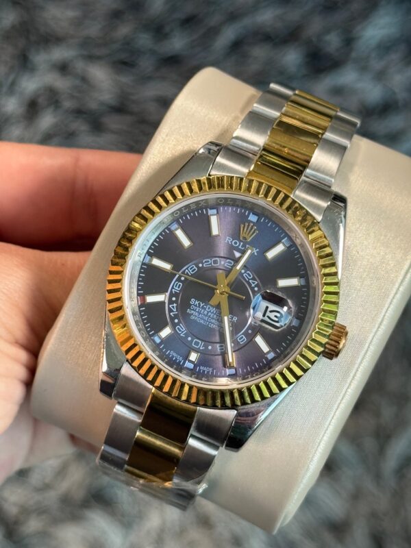 ROLEX SKY-DWELLER - BICOLOR FONDO AZUL