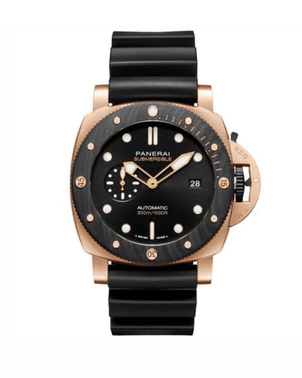 PANERAI SUBMERSIBLE - NEGRO CON ROSE GOLD